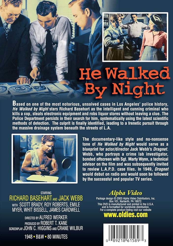 Amazon.com: He Walked By Night : Alfred L. Werker, Richard